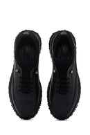 Men's Black Leather Casual Sneaker | Derimod