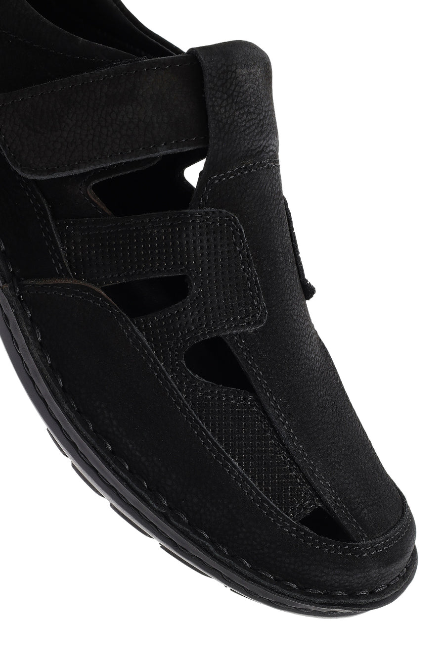 
Men's Black Nubuck Leather Casual Shoes
