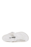 Birkenstock Men's White Gizeh Eva Flat Flip Flops | Derimod