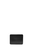 Men's Black Leather Card Holder | Derimod