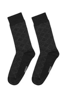 Men's Black Long Socks | Derimod