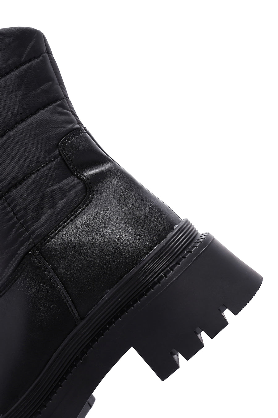 Women's Black Thick Soled Casual Boots