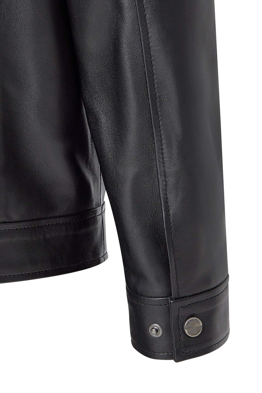 Bruno(Plus) Men's Black Leather Jacket