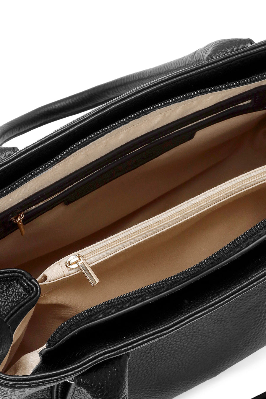 Women's Black Long Strap Casual Shoulder Bag