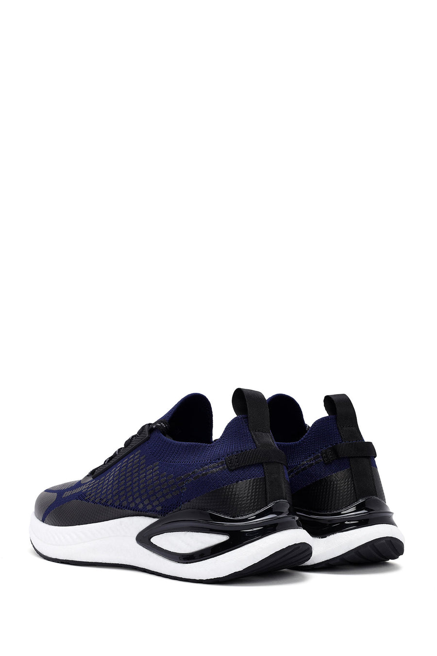 Derimod Zero Men's Blue Lace-Up Thick Sole Fabric Sneaker