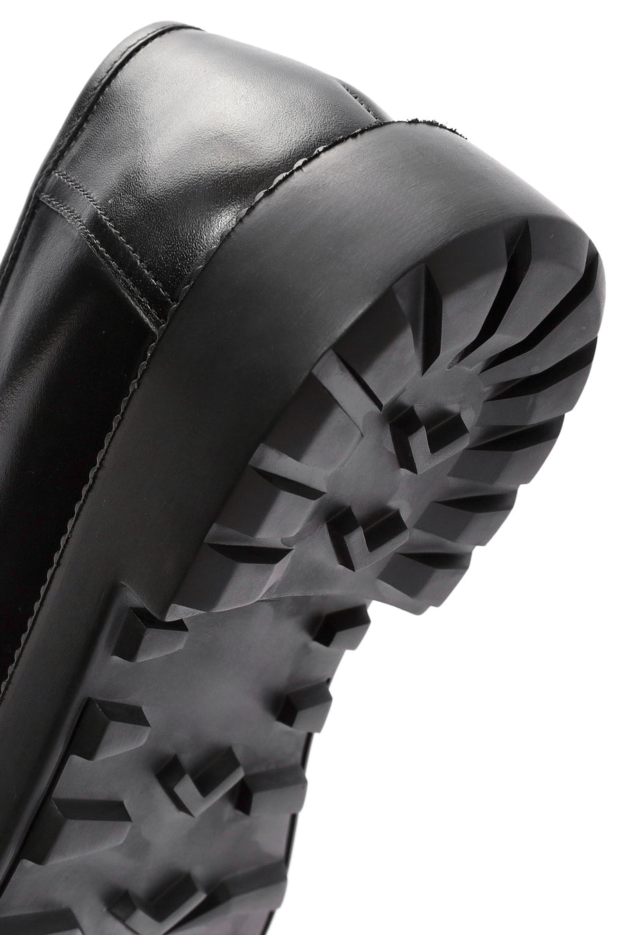 Erkek Siyah Toka Detaylı Deri Casual Loafer