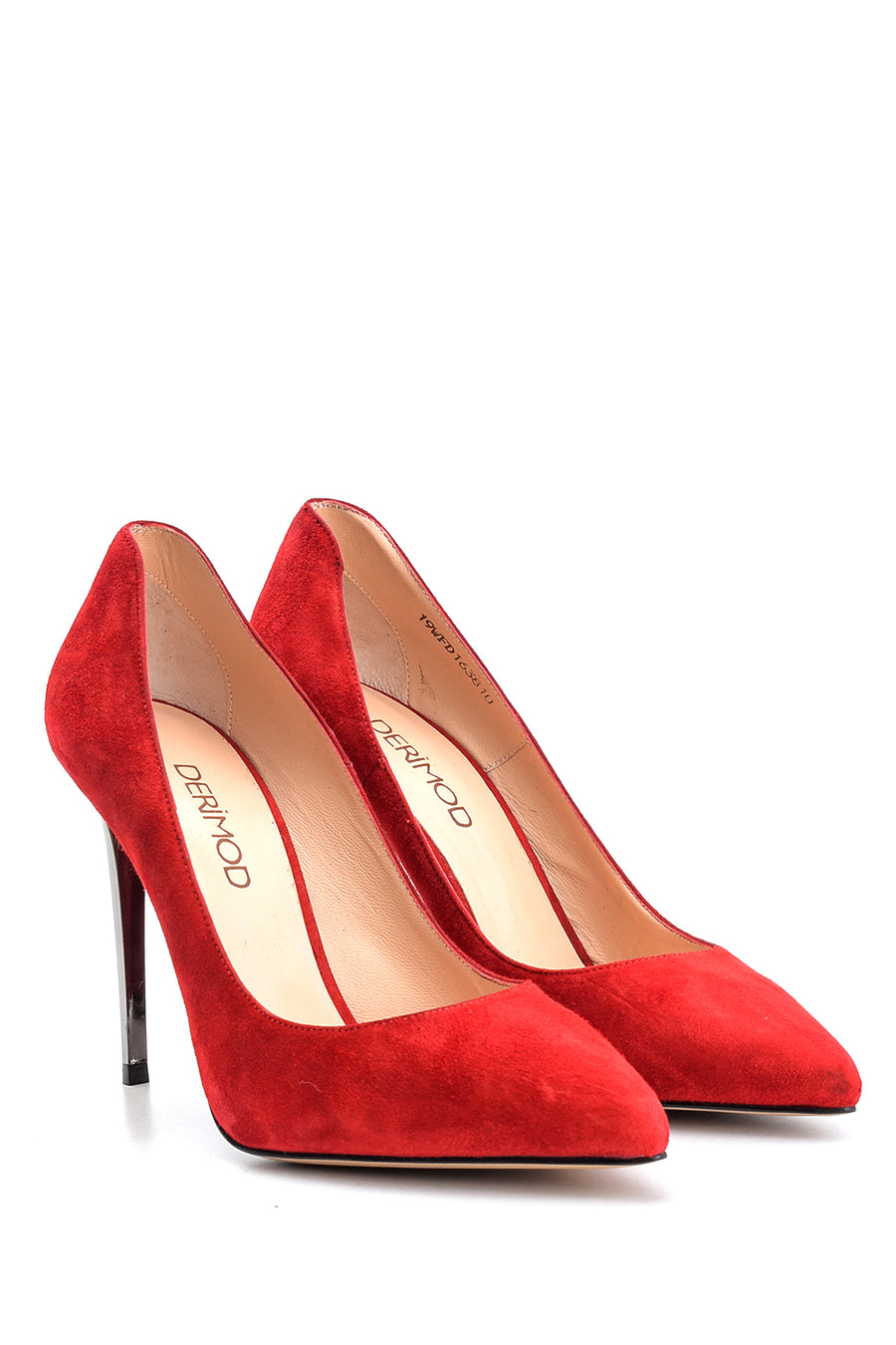 Kadın Süet Deri Stiletto