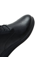 Men's Black Leather Casual Boots | Derimod