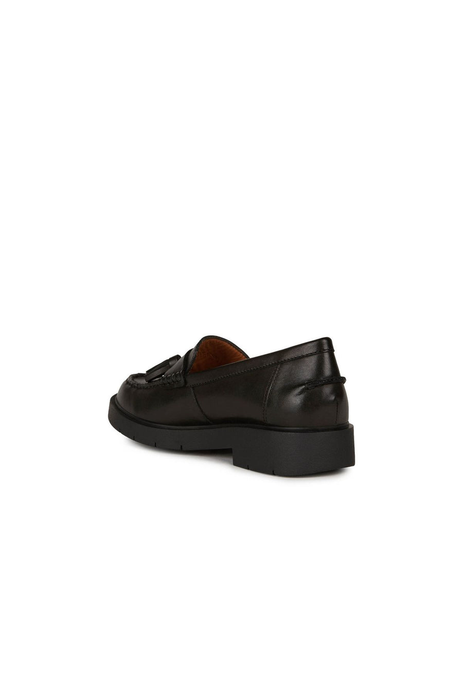 Geox Kadın Siyah Spherica Ec1 Deri Maskülen Loafer