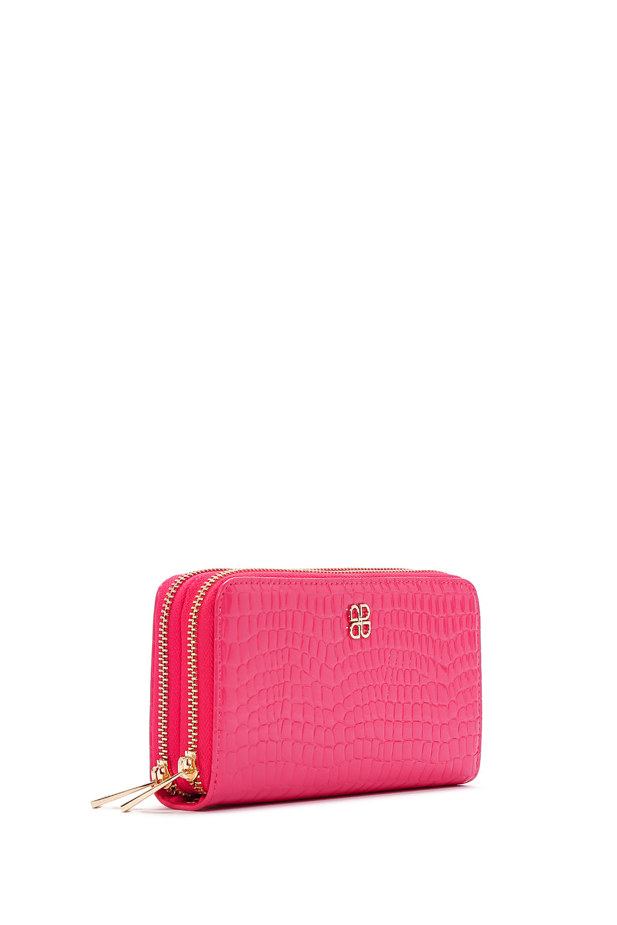 Women's Pink Crocodile Wallet