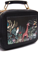 Women's Black Long Strap Printed Shoulder Bag | Derimod