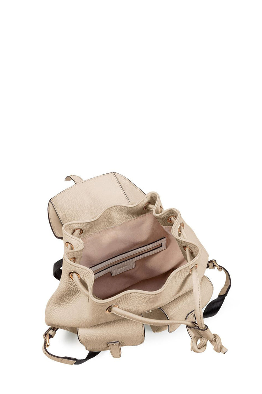 Geox Women's White Faloria Leather Backpack