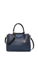 Women's Navy Blue Classic Handbag | Derimod