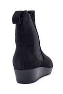 Women's Leather Nubuck Chelsea Boots | Derimod