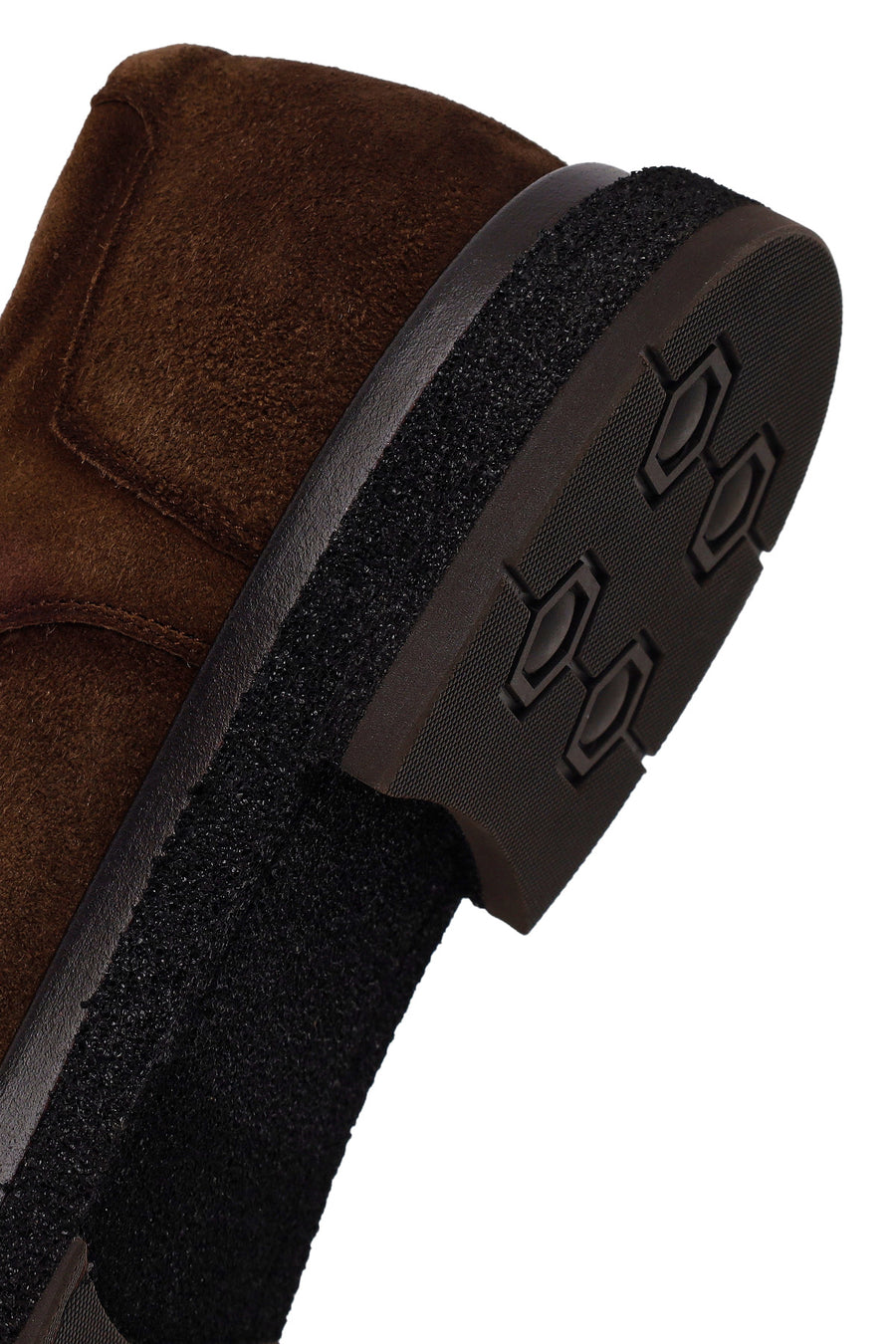 Male Brown Lace-up Suede Casual Shoes