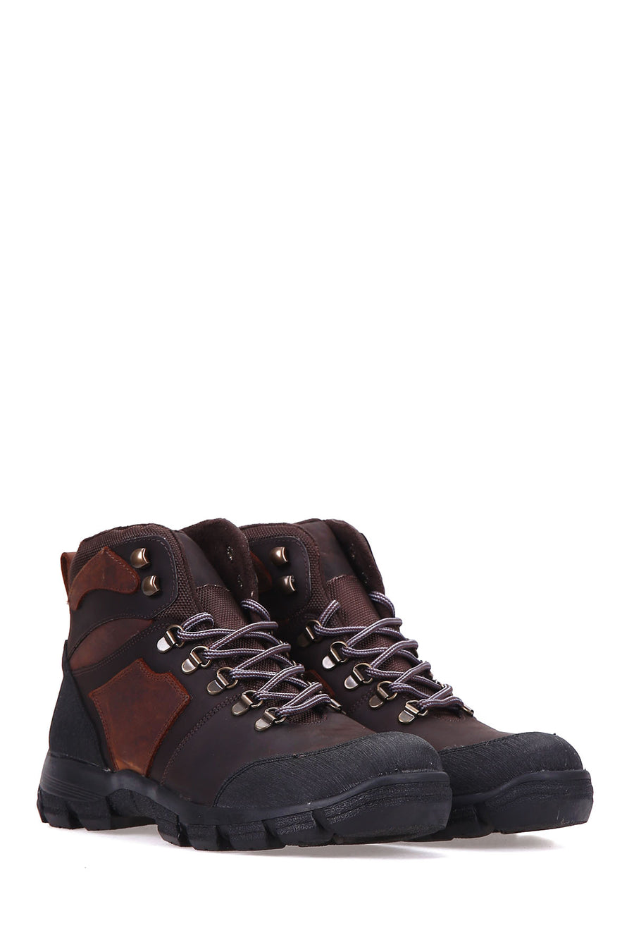 Lace-Up Men's Leather Boots