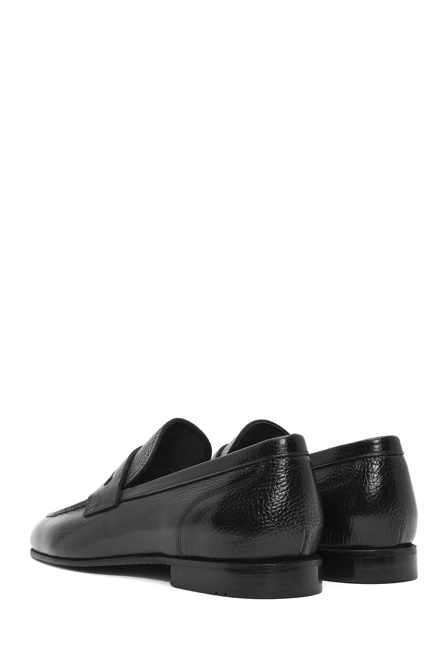 Men's Black Leather Classic Loafer