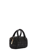 Women's Black Long Strap Printed Crossbody Bag | Derimod