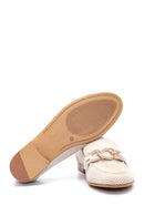 Kadın Deri Süet Zincirli Loafer | Derimod
