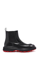 Men's Black Leather Chelsea Boots | Derimod