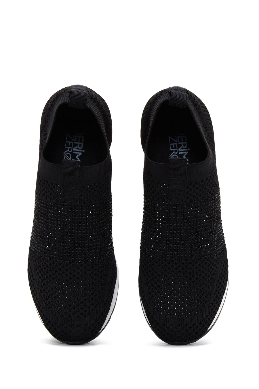 Kadın Siyah Taşlı Sneaker