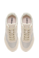 Kadın Bej Bağcıklı Sneaker | Derimod