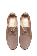 Women's Mink Suede Leather Comfort Shoes | Derimod
