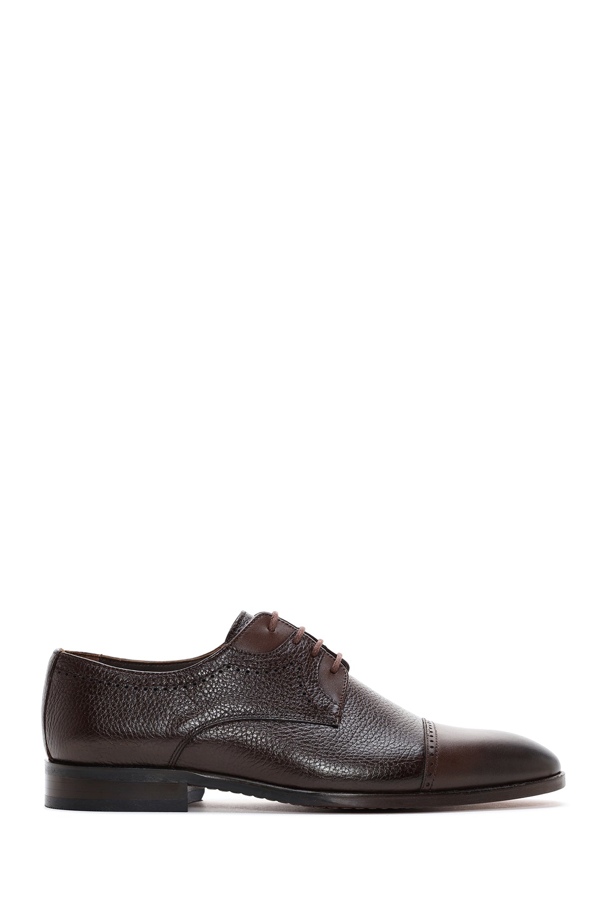 Erkek Kahverengi Deri Klasik Ayakkabı 23SFD6534FT | Derimod