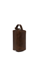 Male Brown Leather Handbag | Derimod