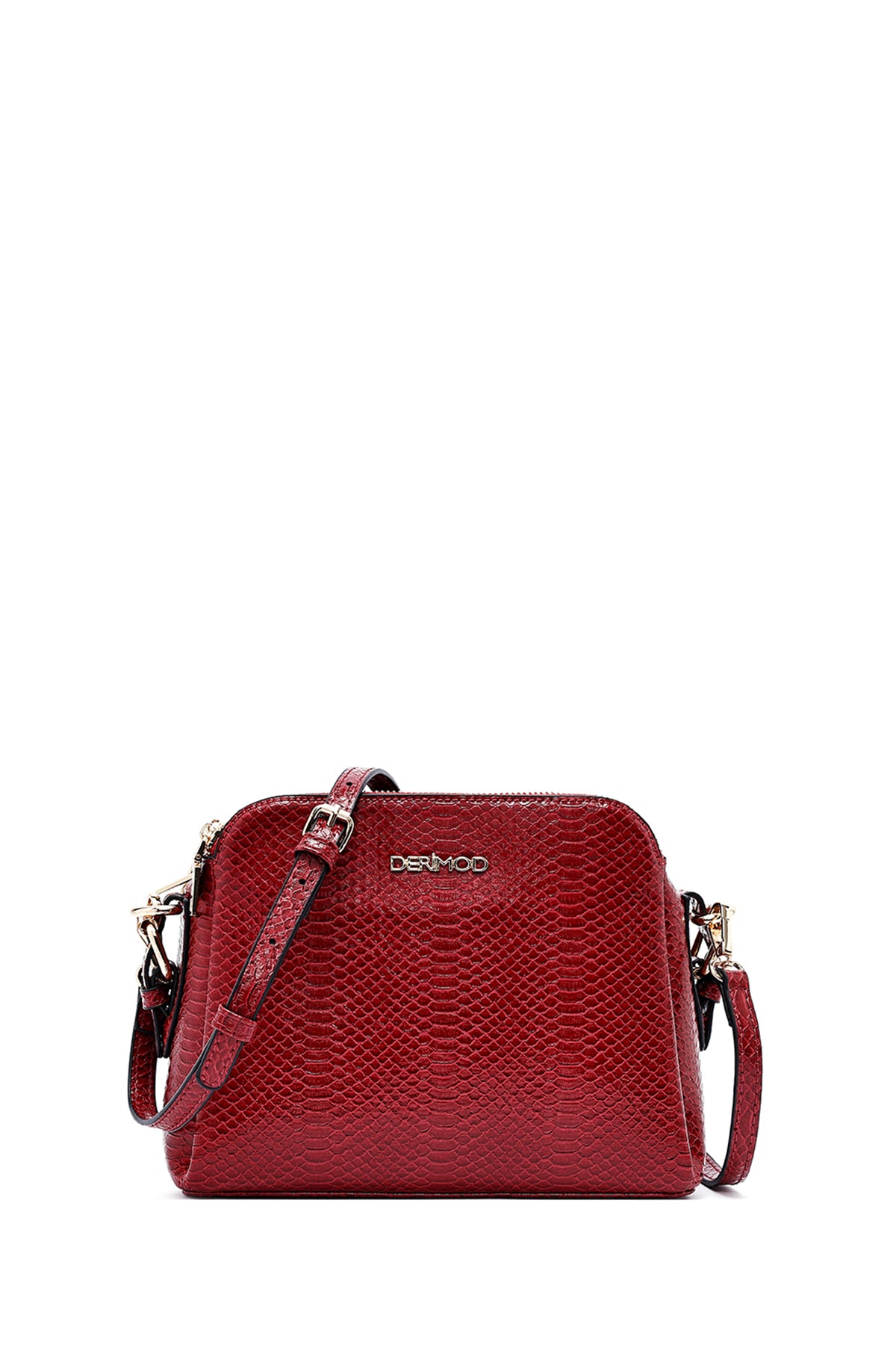 Woman Burgundy Printed Crossbody Bag 26PBD2804KR | Derimod