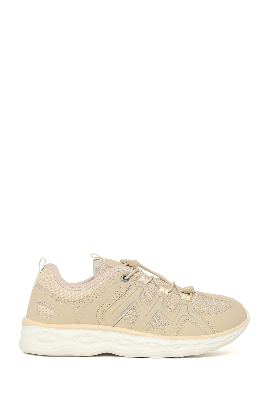 Woman Beige Thick-Soled Sneakers 26PFE496214 | Derimod