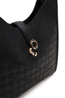 Woman Black Printed Shoulder Bag | Derimod
