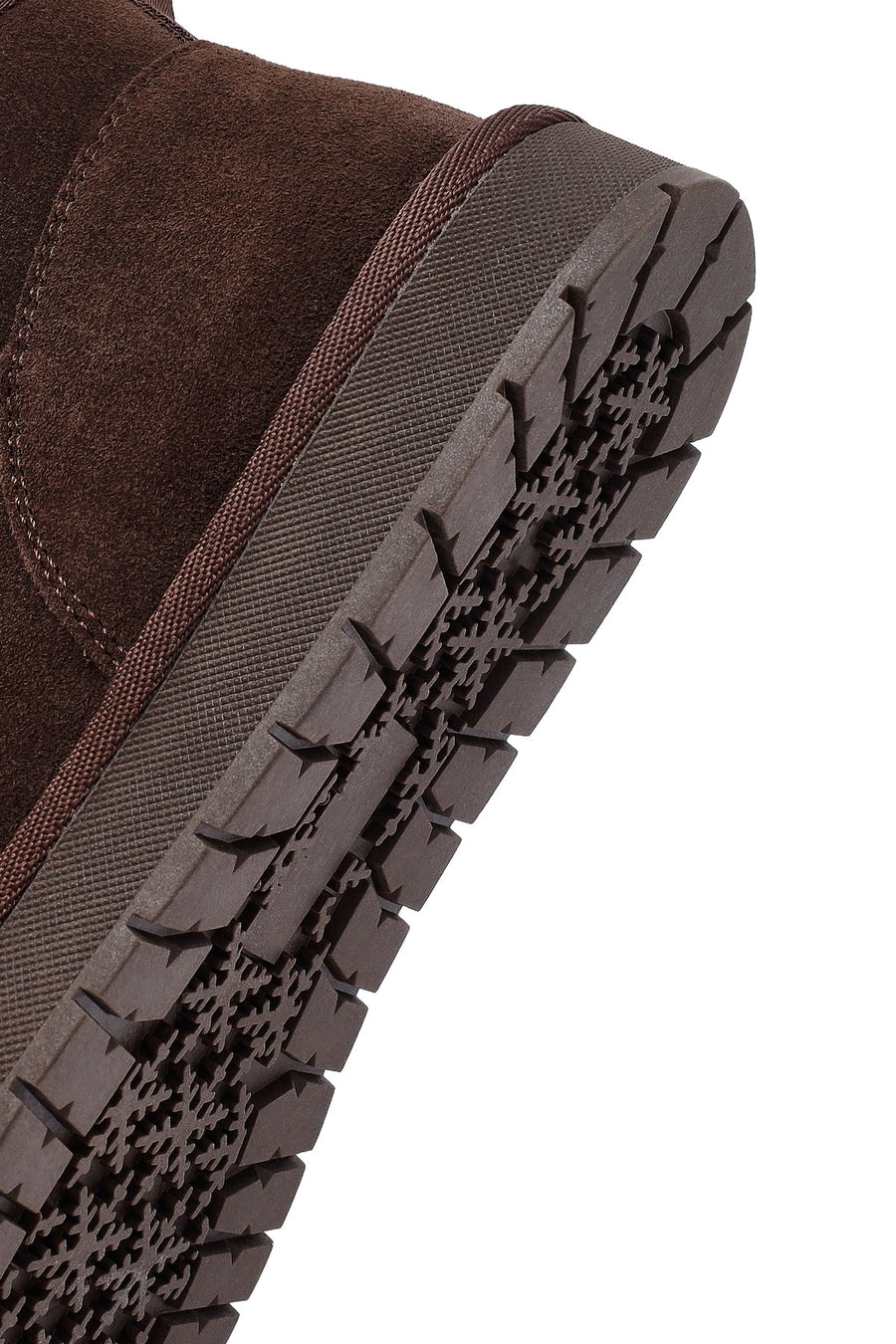 Woman Brown Fur Suede Teddy Boots