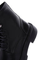 Men's Black Leather Boots | Derimod