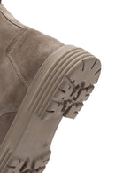 Men's Beige Leather Boots | Derimod