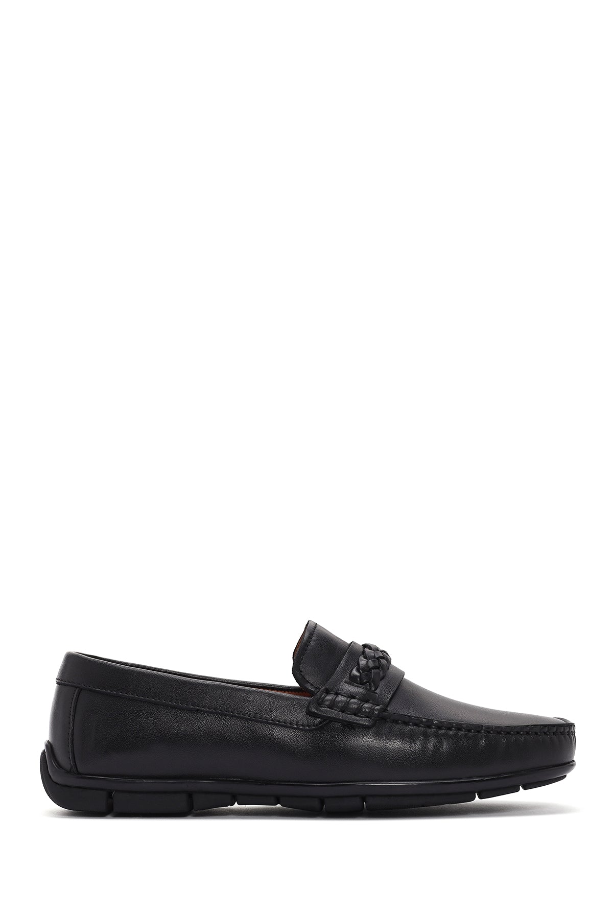 Derimod Fly Erkek Siyah Deri Loafer 24SFD632318 | Derimod