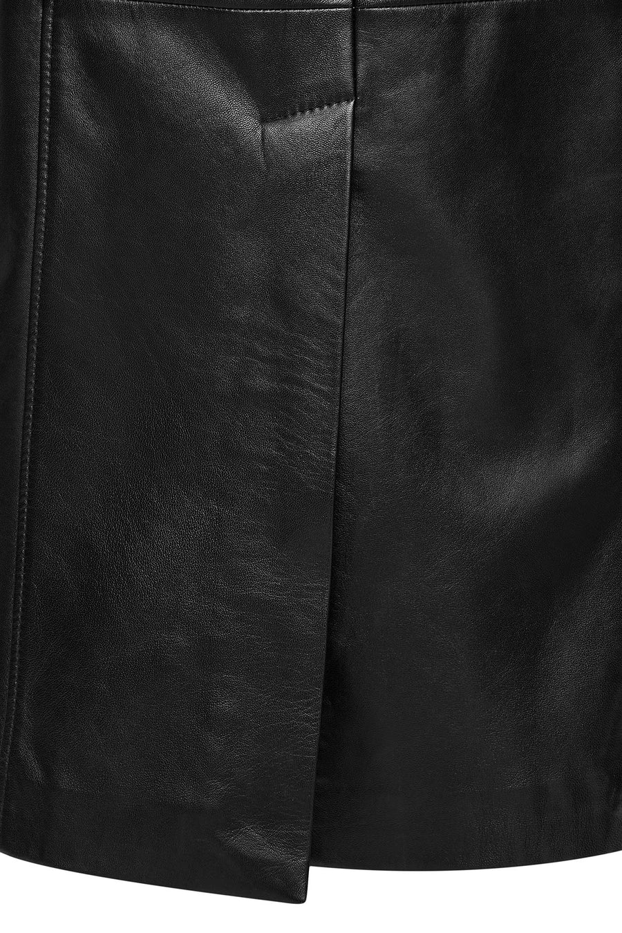 Juliet Women's Black Fur Leather Coat