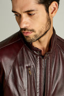 Bono Men's Leather Jacket | Derimod