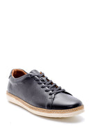 Men's Perforated Leather Sneaker | Derimod