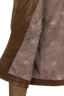 Sybil Woman Mink Short Suede Jacket | Derimod