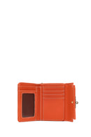 Women's Orange Printed Wallet | Derimod