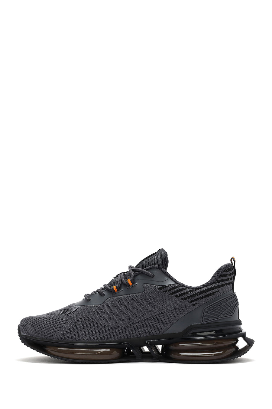 Derimod Zero Men's Gray Lace-Up Thick Soled Sneaker