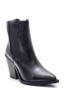 Women's Heeled Leather Boots | Derimod