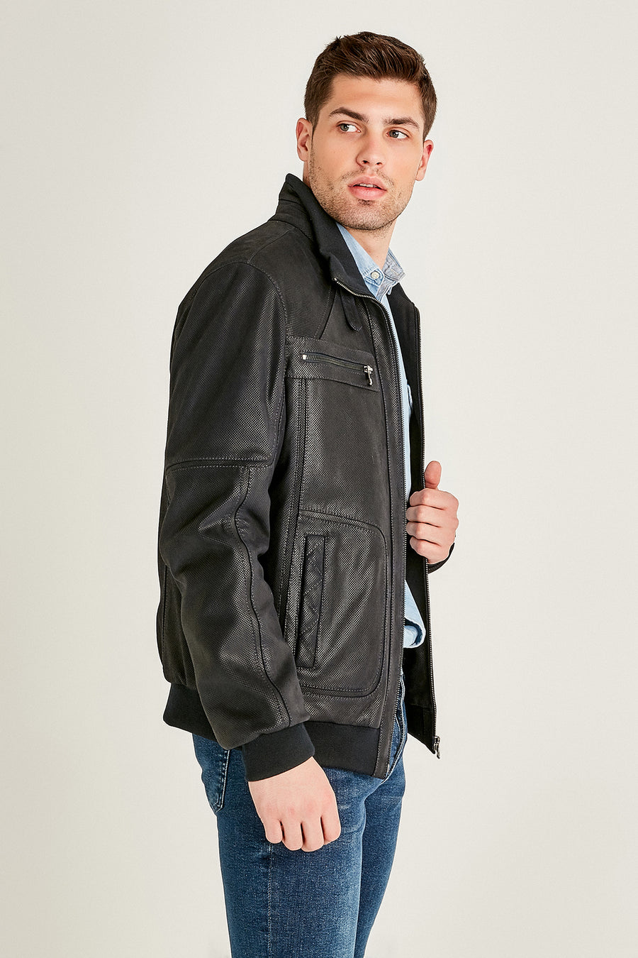 Oliver Men's Leather Jacket