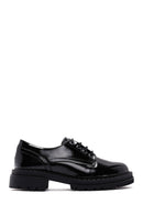 Women's Black Patent Leather Casual Shoes | Derimod