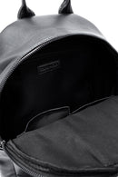 Women's Black Patterned Backpack | Derimod