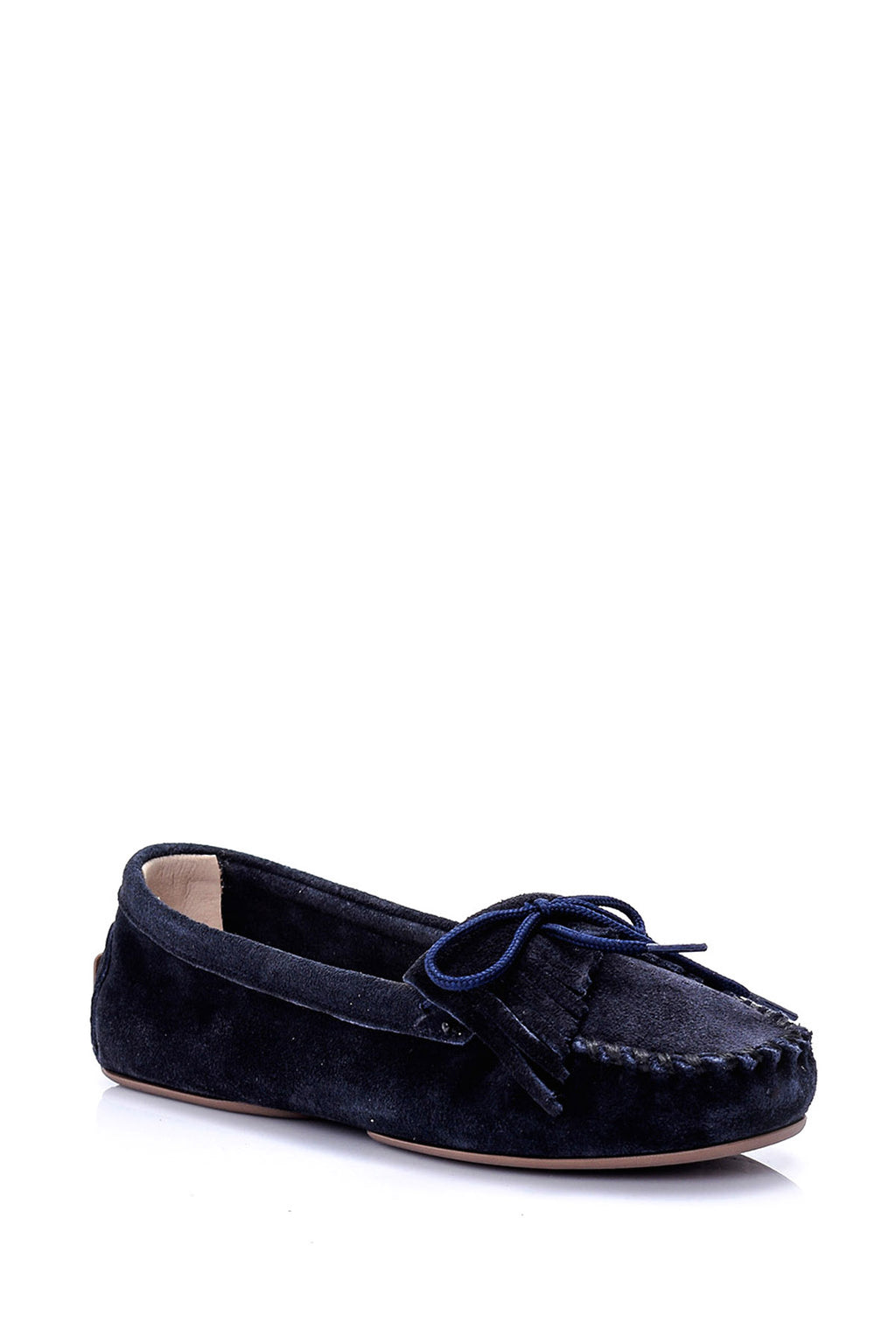 Kadın Süet Deri Loafer