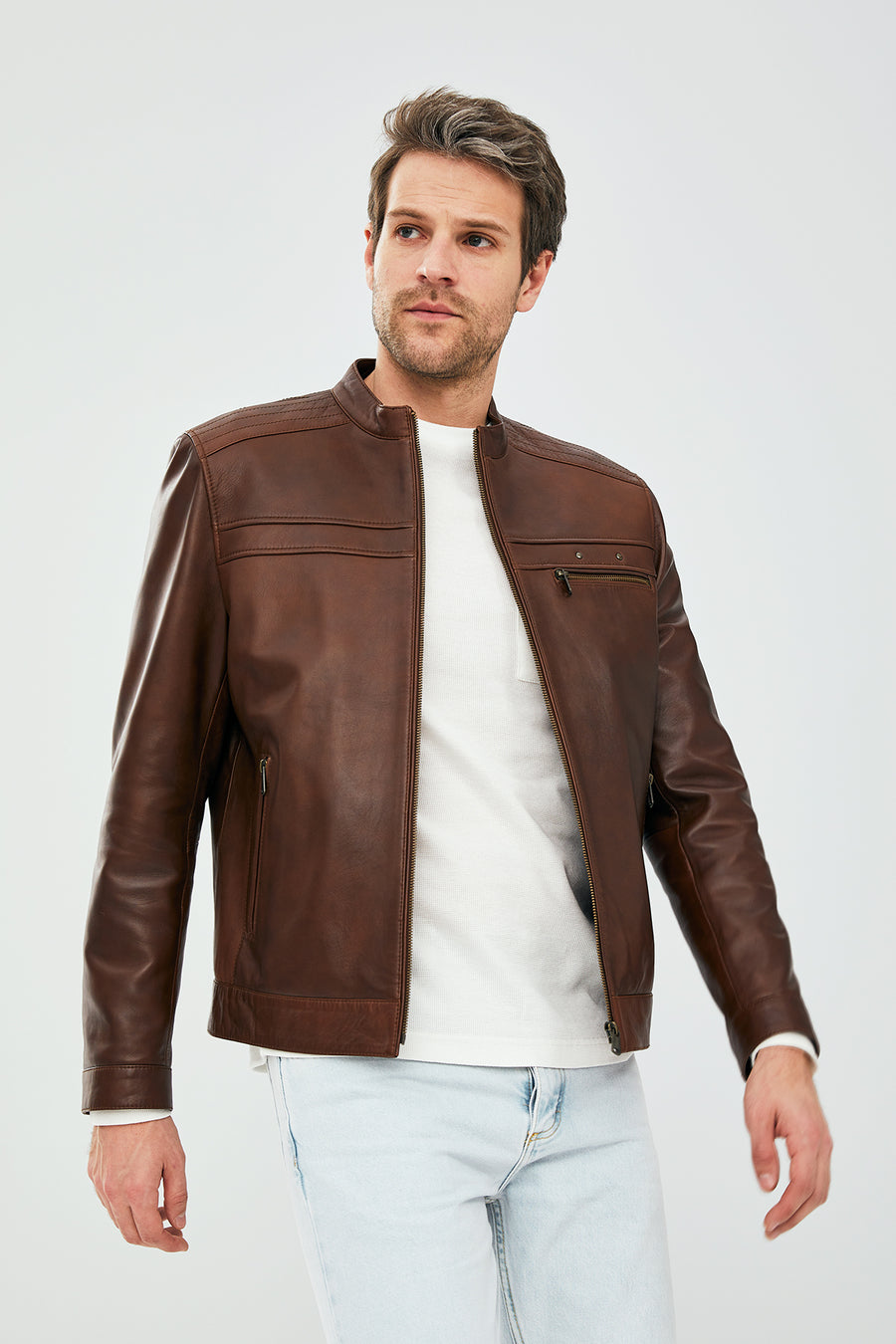 Henry Men's Leather Jacket