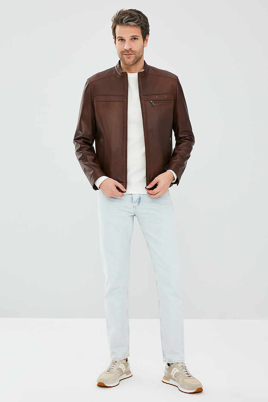 Henry Men's Leather Jacket