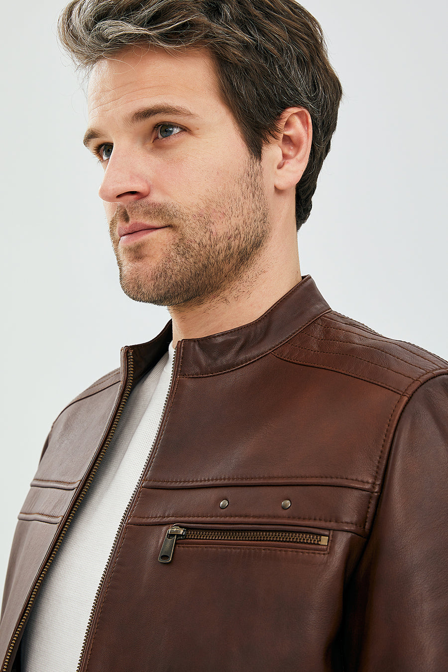 Henry Men's Leather Jacket